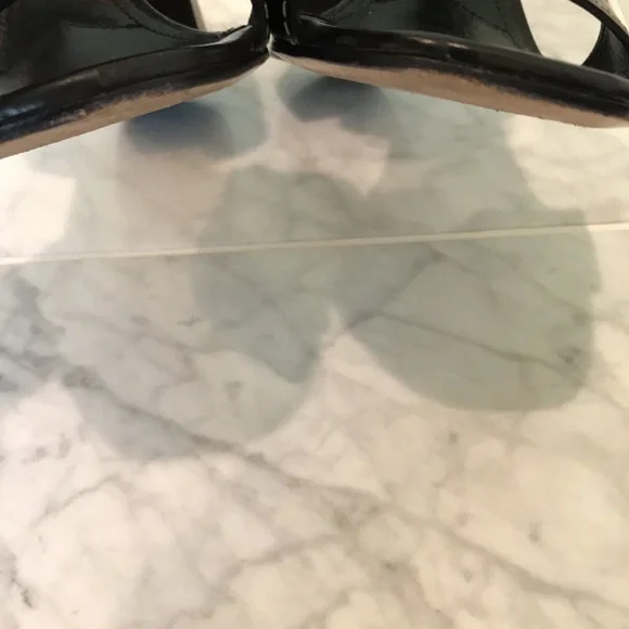 Prada Calzature Donna block heel, sling back sandals with dust bags